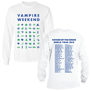 Symbols TOUR L/S [WHITE] T-shirt